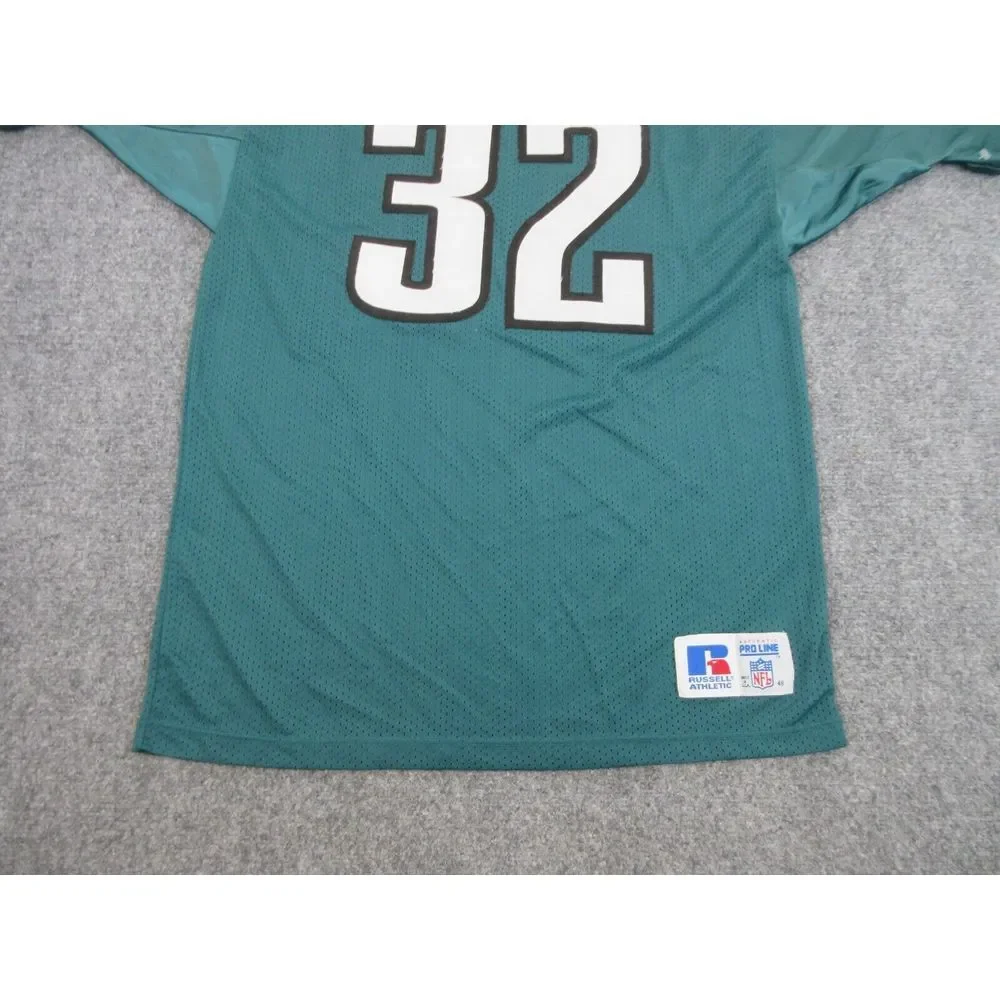 VINTAGE Ricky Watters Philadelphia Eagles‎ Jersey 48 Green NFL Football Russell